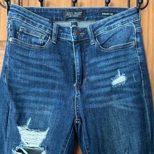 Judy Blue Men's Straight Leg Dark Blue Jeans